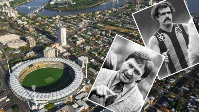 Lethal and Sheeds helped bring footy to the Gabba for the first time.