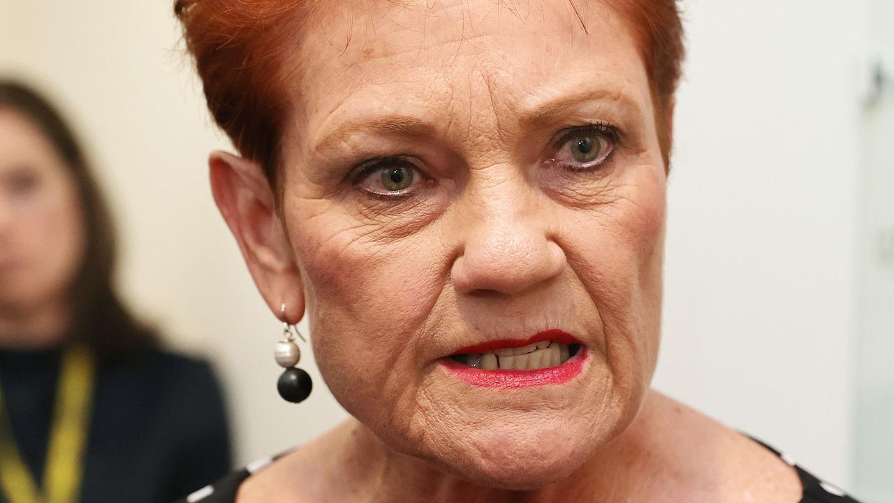 Pauline Hanson tells allegedvictim Brittany Higgins to stop