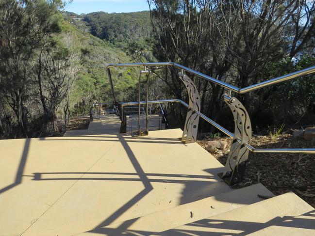 Stage one of the clifftop path has been constructed at a cost of $875,000.