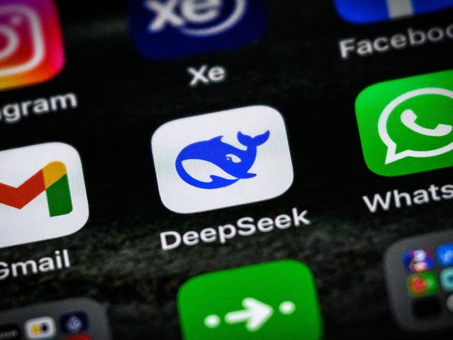 This photo illustration shows the DeepSeek app on a mobile phone in Hong Kong on January 28, 2025. Fears of upheaval in the AI gold rush rocked Wall Street, following the emergence of a popular ChatGPT-like model from China, with US President Donald Trump saying it was a "wake-up call" for Silicon Valley. (Photo by Mladen ANTONOV / AFP)