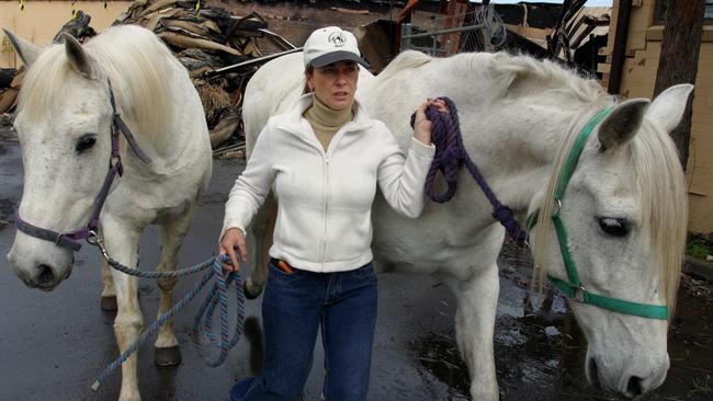 Sharyn Spark with Challingo and Forentino.