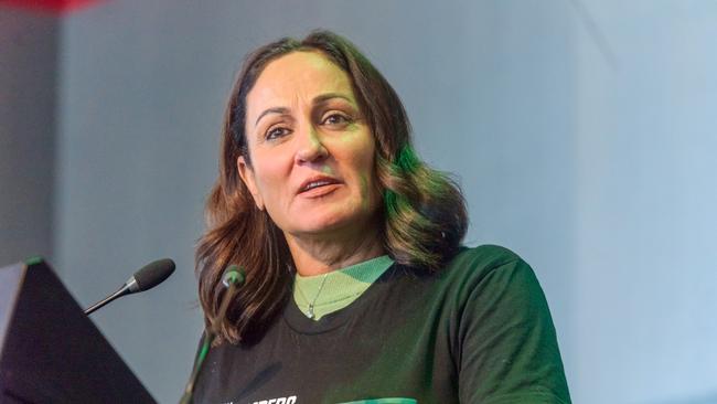 JackJumpers CEO Christine Finnegan has urged the Tasmanian government to back it’s desire to be based in Kingston after years of delays at their planned high performance centre in Glenorchy. (Photo by Simon Sturzaker/Getty Images)