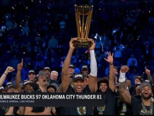 Bucks crowned NBA Cup Champions!