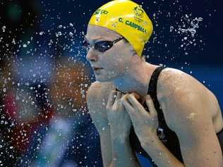 RIO DE JANEIRO, BRAZIL - AUGUST 13:  Cate Campbell of Australia prepares ahead of the Women's 50m Freestyle Final on Day 8 of the Rio 2016 Olympic Games at the Olympic Aquatics Stadium on August 13, 2016 in Rio de Janeiro, Brazil.  (Photo by Clive Rose/Getty Images). Picture: Clive Rose