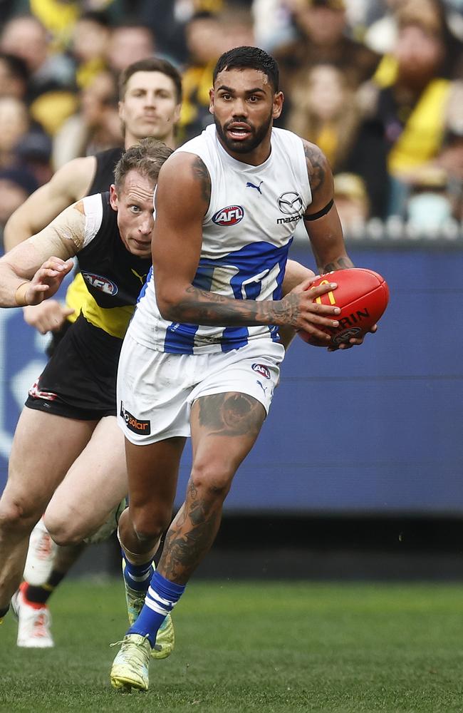 Can North Melbourne bounce up the ladder thanks to a good fixture? Picture: Daniel Pockett