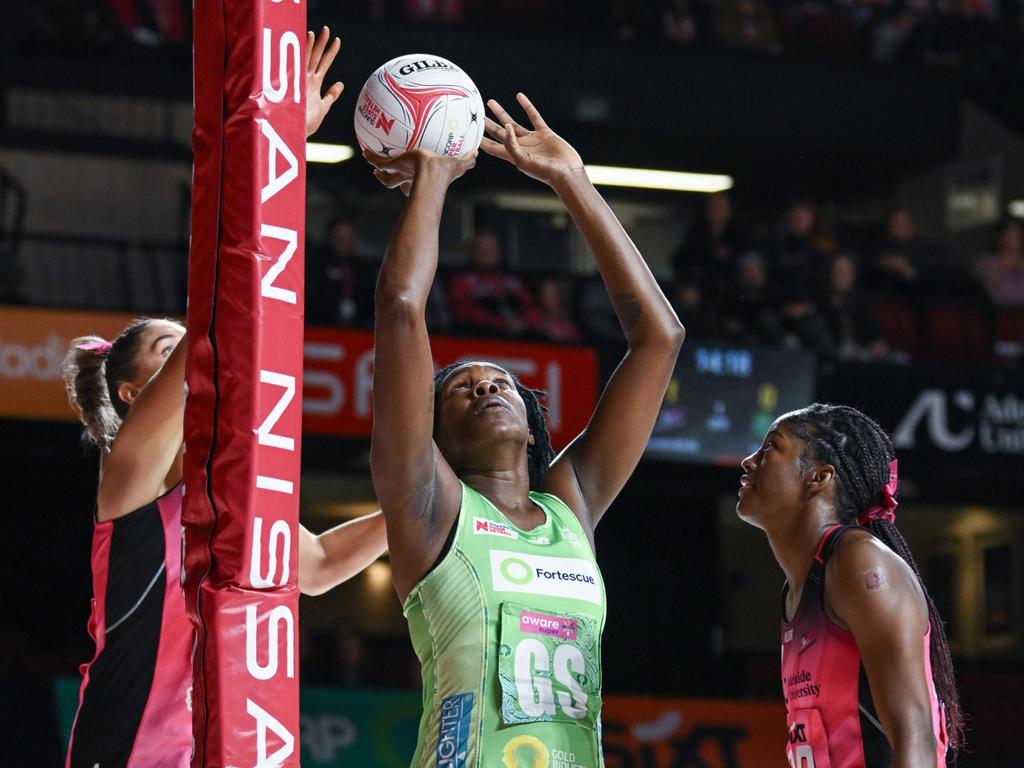Jhaniele Fowler-Nembhard moved closer to the 9000-goal mark. Picture: Getty Images