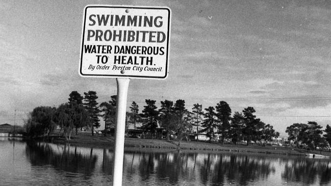 Swimming was banned in the 1930s due to ongoing pollution of the lake and nearby waterways. Picture: Supplied