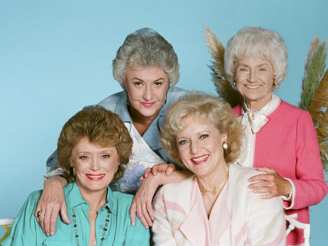 The Golden Girls (l-r) Rue McClanahan as Blanche Devereaux, Bea Arthur as Dorothy Petrillo Zbornak, Betty White as Rose Nylund, Estelle Getty as Sophia Petrillo — Picture: Ron Tom/NBCU Photo Bank