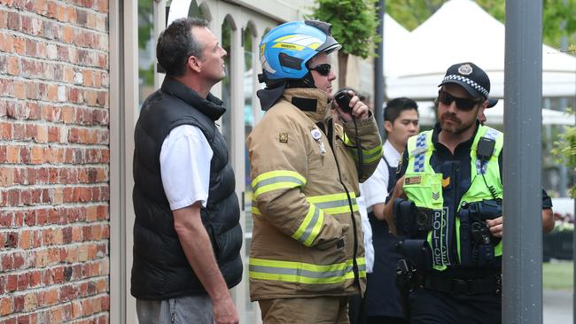 Fire at Botanica bar in Salamanca.  Tasmania Police and Tasmania Fire Service in attendance.  Picture: NIKKI DAVIS-JONES