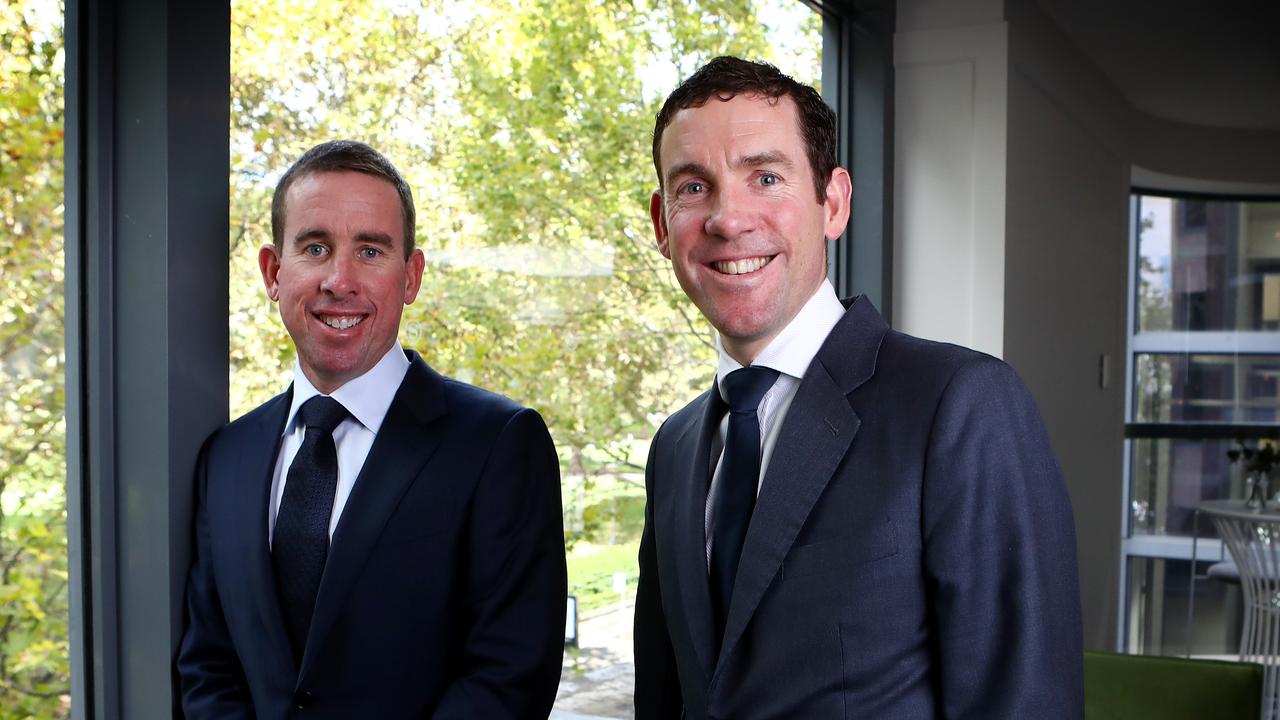 Peter Greensill (left) and brother Lex have created a billion-dollar unicorn. Picture: Hollie Adams/The Australian