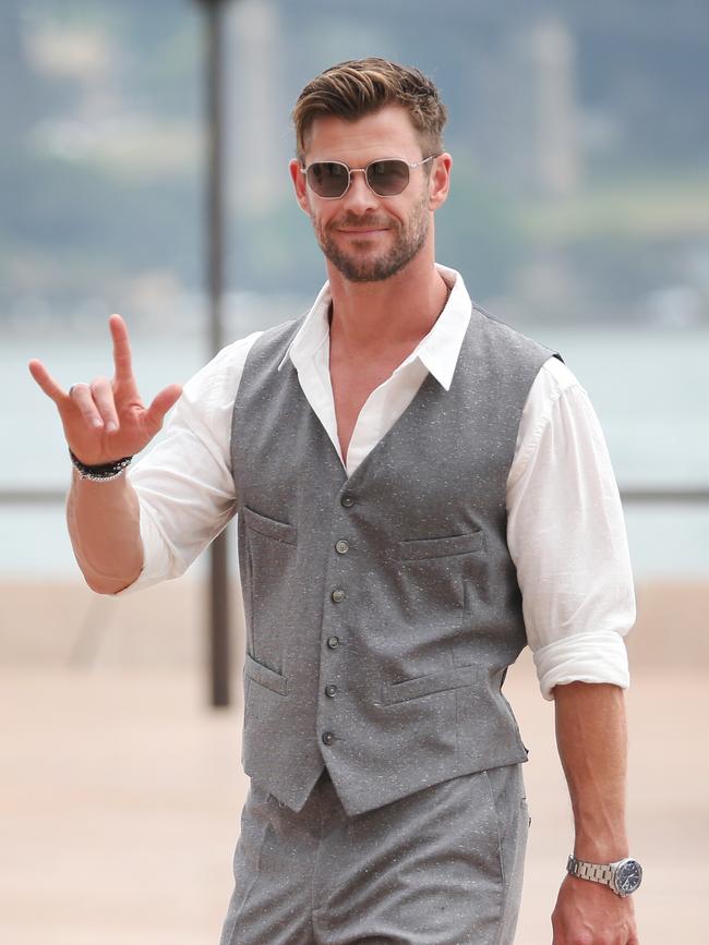 Chris Hemsworth has a massive compound in Byron Bay. Picture: Richard Dobson