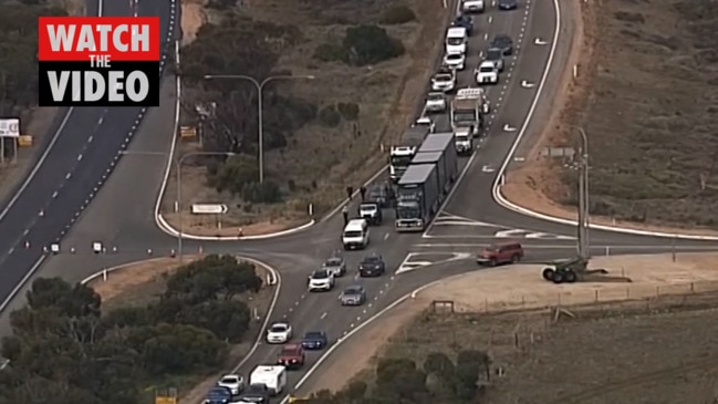 Long weekend traffic chaos on Port Wakefield Rd (7NEWS)