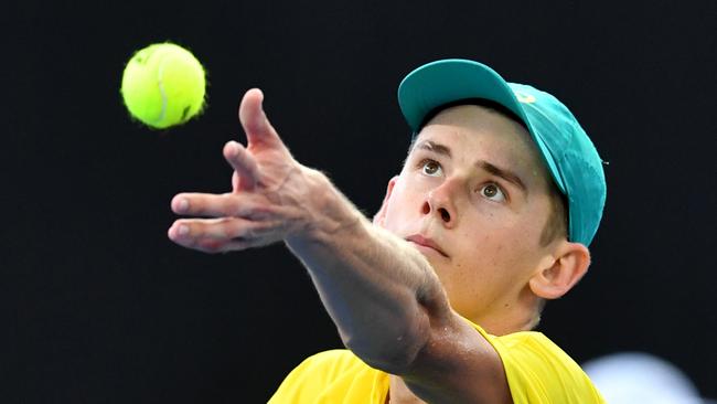 Alex de Minaur could be ruled out of the Davis Cup singles on Sunday.