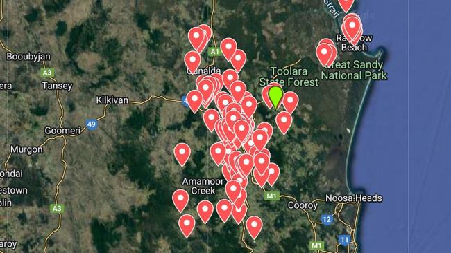 The roads being repaired as part of the $35m package are predominantly on the Gympie region's eastern side.