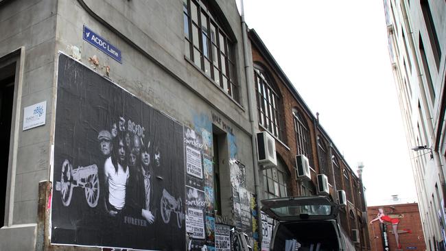 Popular ... AC/DC Lane is one of Melbourne’s most-photographed locations.