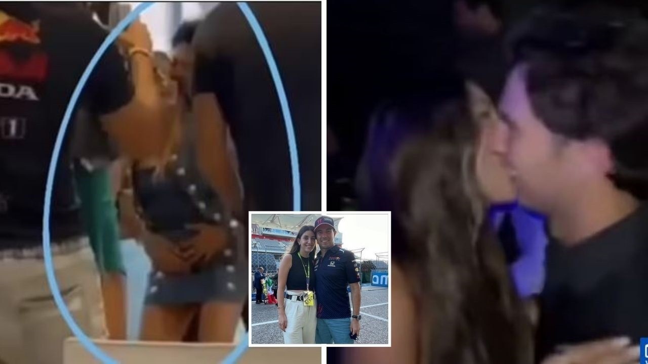 Sergio Perez caught with another woman on video, says sorry to wife F1 news 2022 pic