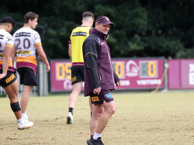 Broncos coach Kevin Walters is under pressure, but will be given the opportunity to turn things around at Red Hill in 2025. Picture: Liam Kidston