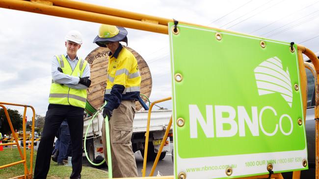 Central Coast Start IT’s David Abrahams at the NBN rollout launch in Gosford.