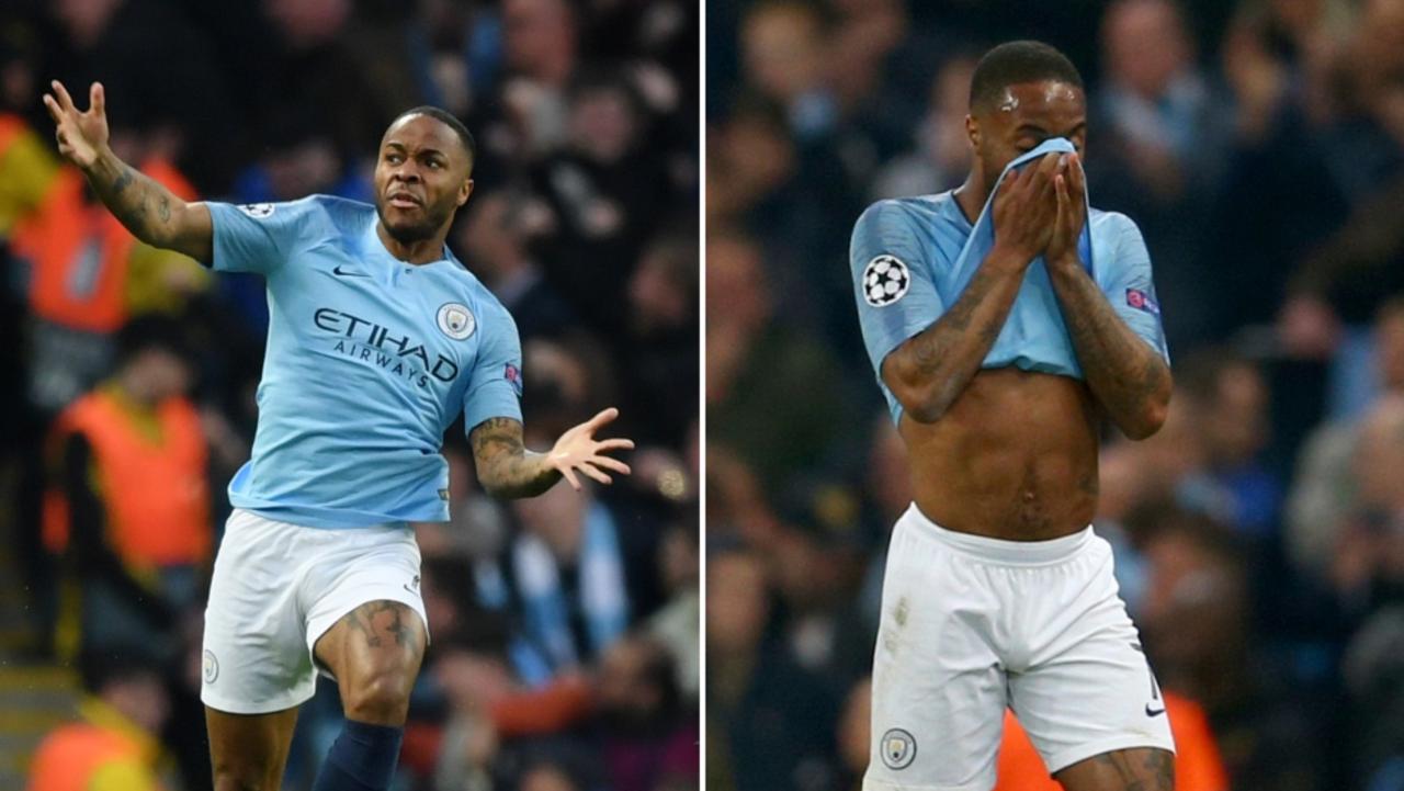 The agony and the ecstasy: Raheem Sterling's disallowed goal.