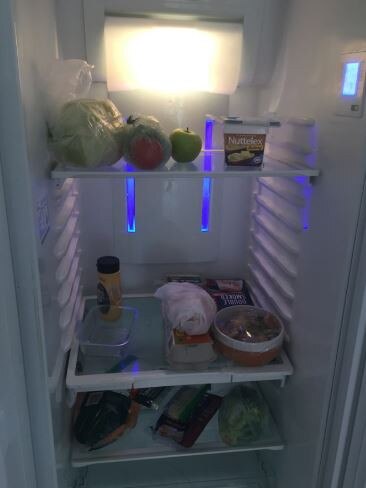 The fridge at a home where Gold Coast teenage boys are in residential care under the watch of Child Safety.