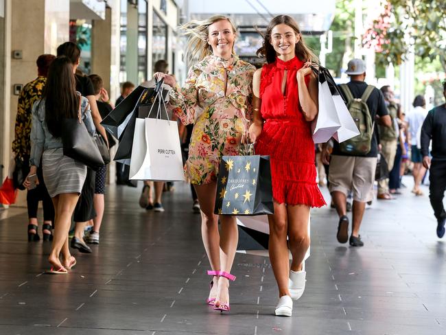 Gen Y shoppers are expected to spend the most this Christmas while baby boomers will spend the least.  Picture: Tim Carrafa