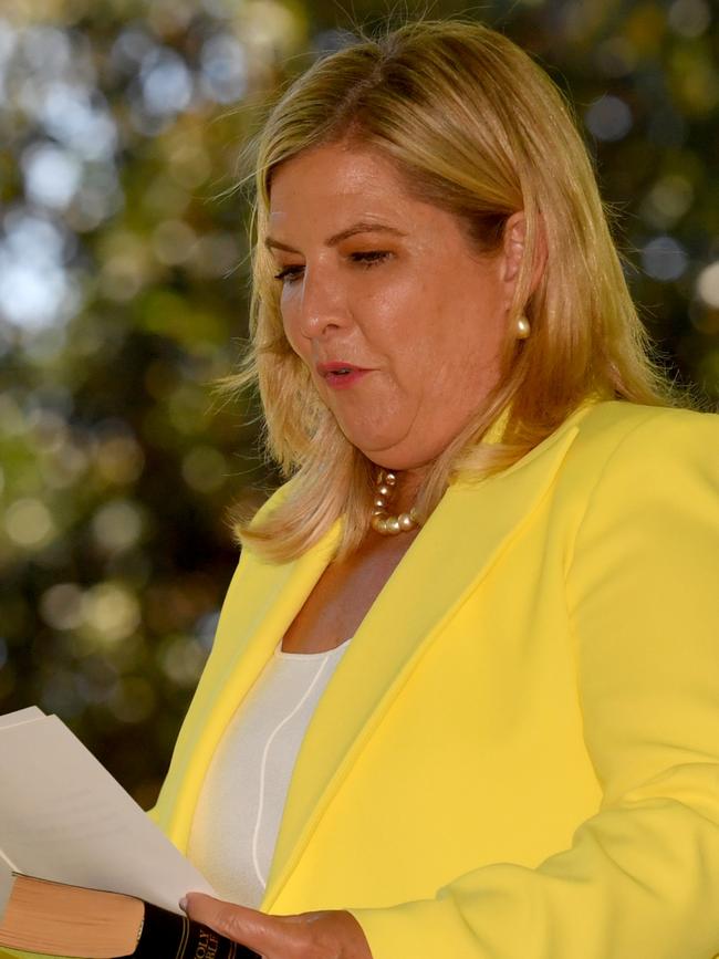 Bronnie Taylor has complained about the behaviour of Greg Donnelly. Picture: AAP Image/Mick Tsikas