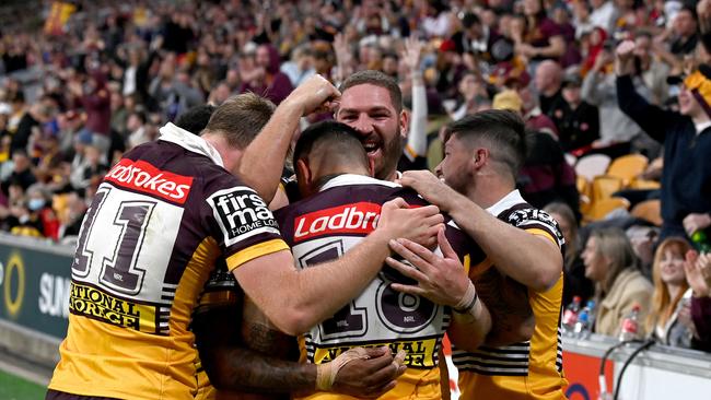 Renouf says he began to believe Broncos were a contender after their win over the Dragons in Round 17. Picture: Getty Images.