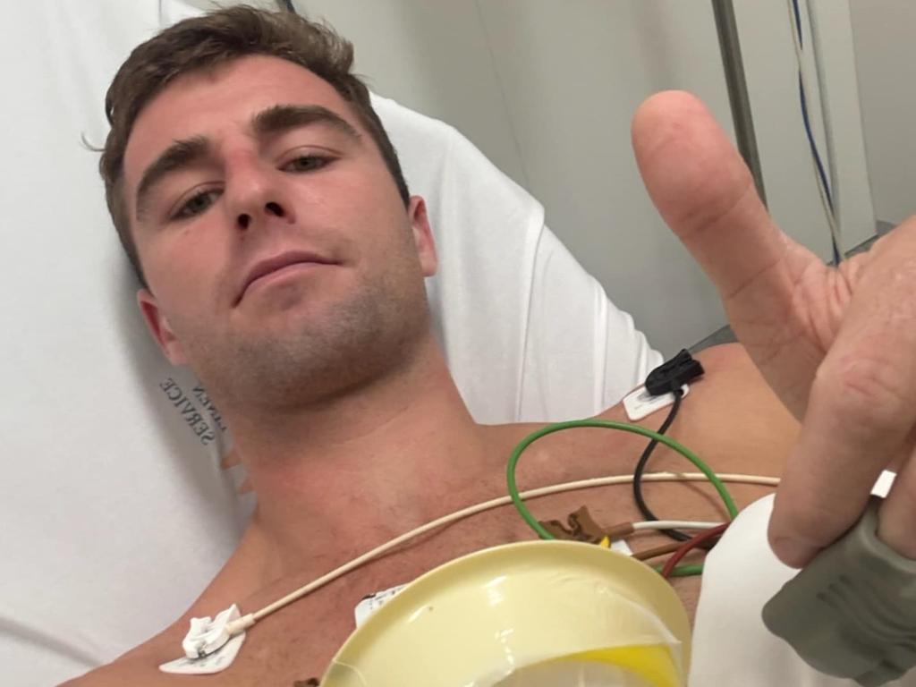 Nash Holmes recovering in hospital.