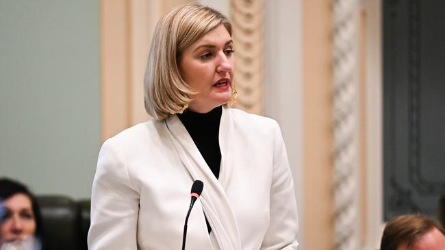 Opposition spokeswoman for women Shannon Fentiman on Tuesday. Picture: Dan Peled/NCA NewsWire