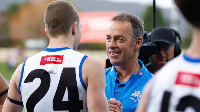 Alastair Clarkson is taking North Melbourne on the long rebuild road. Picture: Dylan Burns/AFL Photos via Getty Images