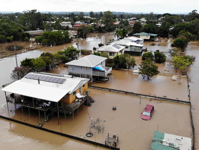 Lismore, in northern NSW, after record rains and flood in March 2022. Picture: Toby Zerna