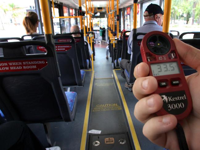 The bus was travelling through Highland Reserve to Coomera on the Gold Coast. Picture: Patrick Lion