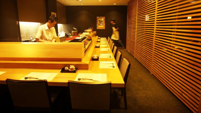 Kenzan’s timeless charm. The Japanese restaurant’s classic styling has changed little over the years.