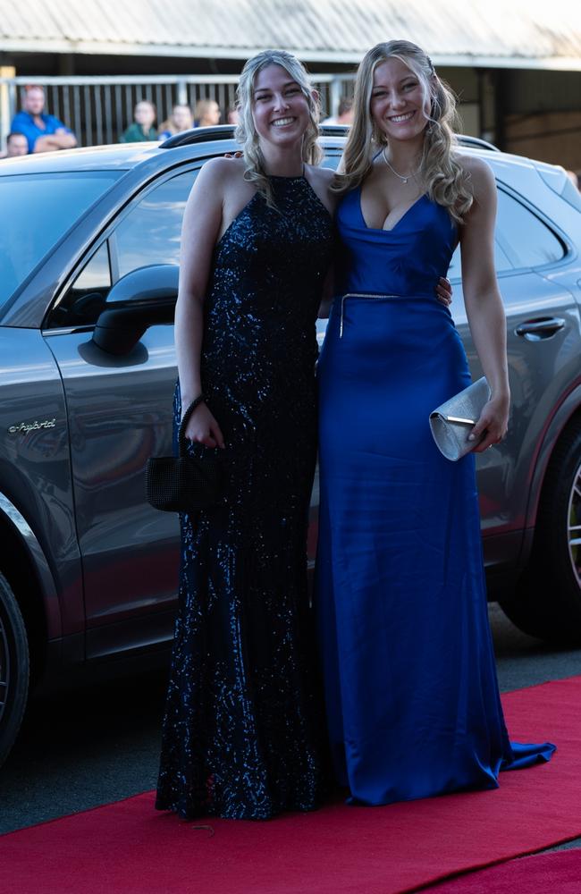 Montan Carlson and Belle Ritchie arrive at The Pavillion for Victory College's 2023 Formal. June 23, 2023. Picture: Christine Schindler