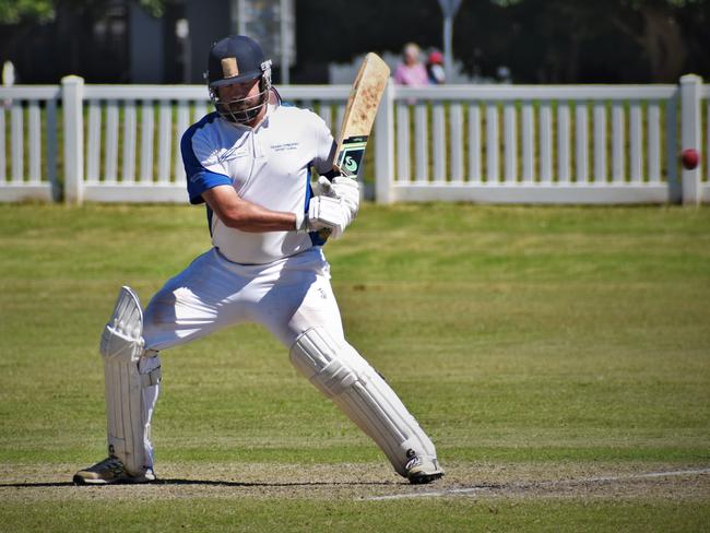 Ulmarra Hotel Tucabia Copmanhurst's Andrew Ellis leaves an Ethan Lucas delivery well alone in the 2020/21 GDSC Premier League grand final victory over minor premiers Brothers Clocktower Hotel at Ellem Oval on Sunday, 28th March, 2021.