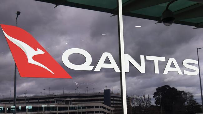 Qantas has posted its results for the first half of the 2021 financial year. Picture: William West/AFP