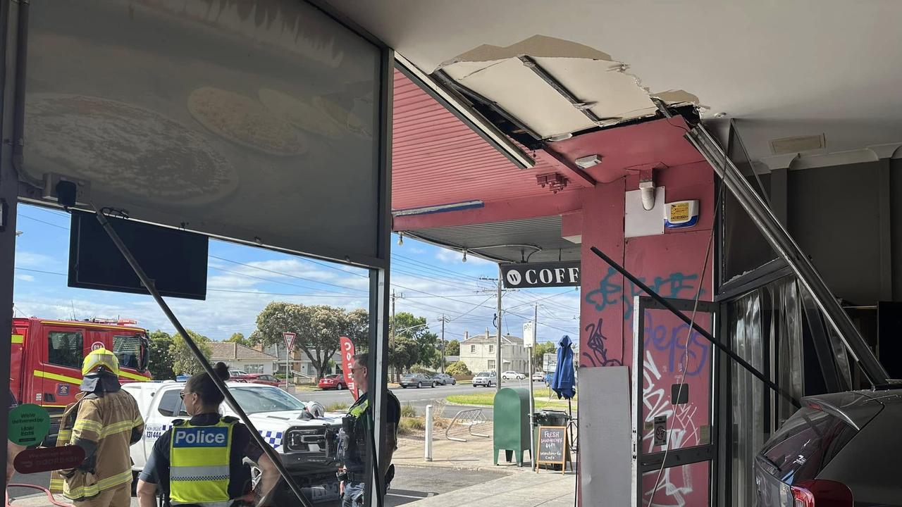 A car crashed into the front of Kebabman in Thomson in January causing it to close. Picture: Facebook