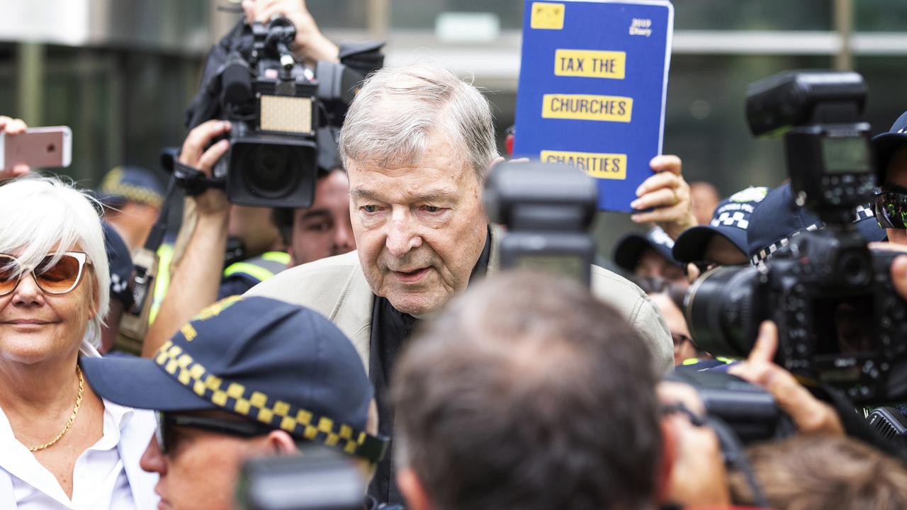 Cardinal George Pell in Melbourne on February 26. Picture: Daniel Pockett/AAP