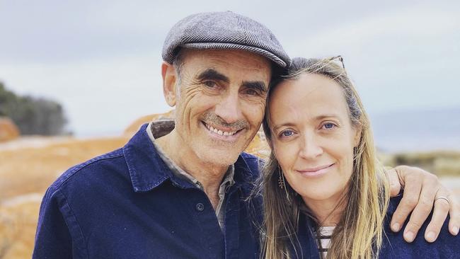 Peedom and husband Mark. Source: Instagram