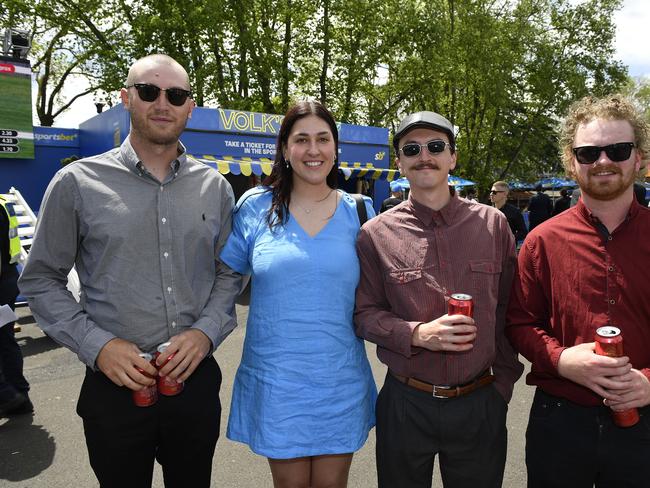 Liam Buckley, Georgia Mesic and Hayden Mench. Picture: Andrew Batsch