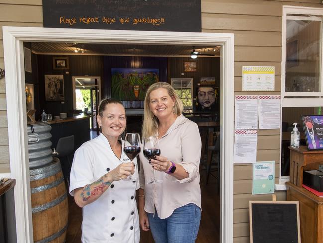 Rosalie House  head chef Teshla Thompson and owner Renee Brown. Wednesday, April 21, 2021. Picture: Nev Madsen.