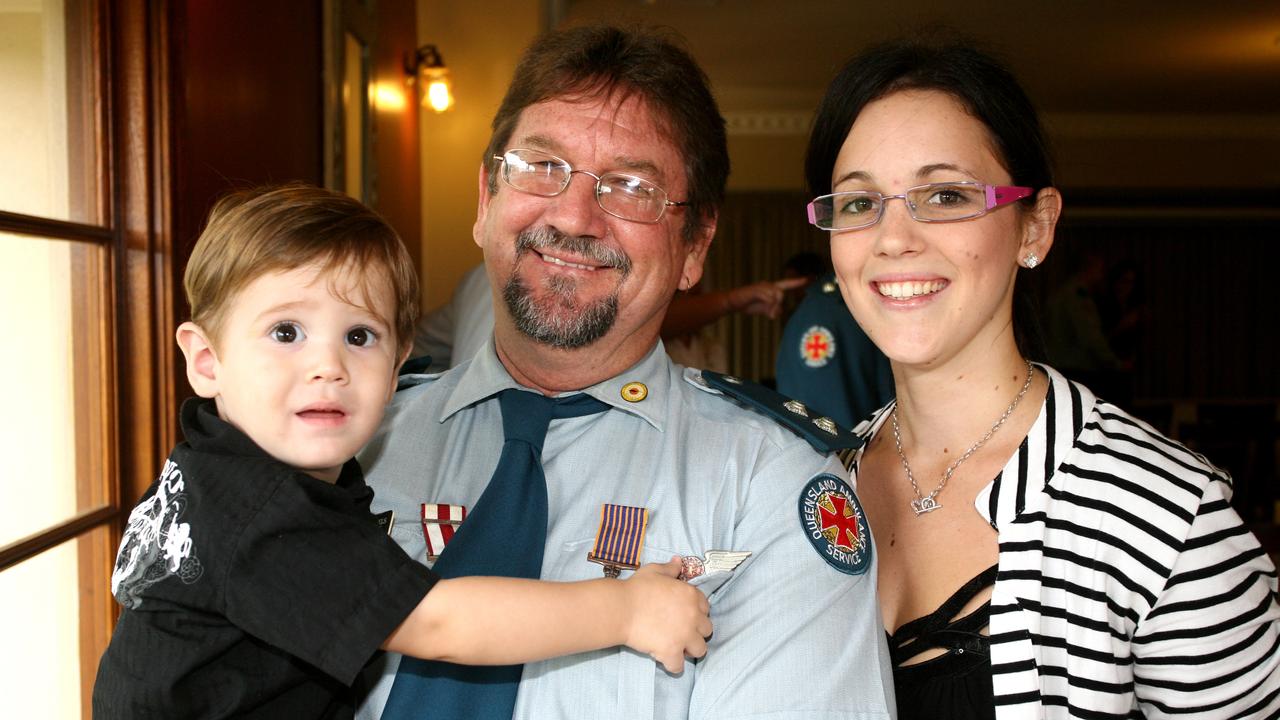 William, Ashley and Rebecca Wessels at the QAS Meritorious Service Awards at Kershaw House, Rockhampton. Photo: Sharyn O'Neill