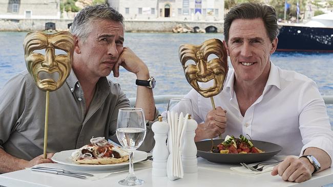 Steve Coogan and Rob Brydon in The Trip To Greece. Picture: Supplied