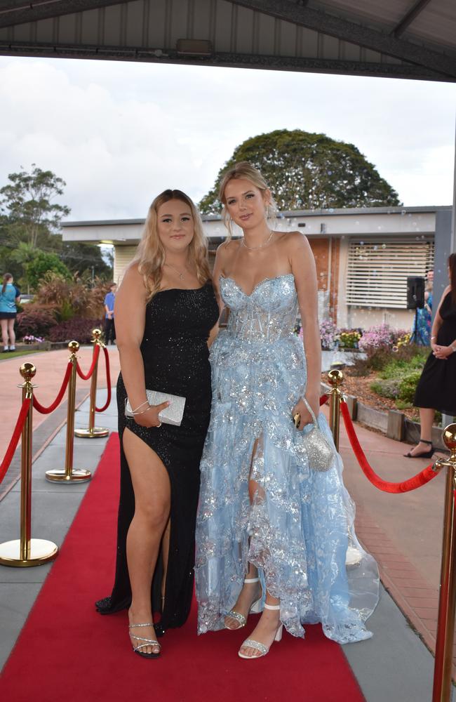 Students at Noosa District State High School formal