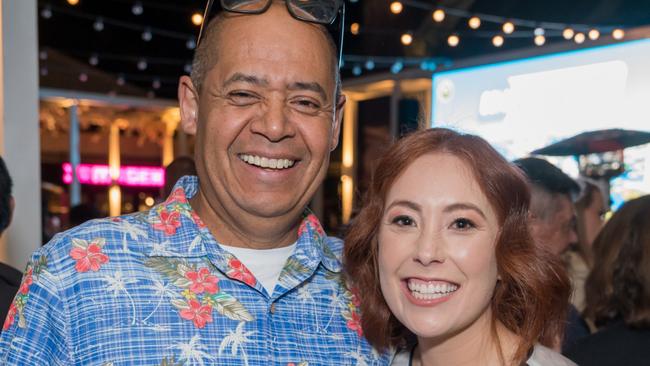 Natalie Arnold and Raymundo Quintana Gold Coast Marathon welcome party at QT Hotel for the Pulse. Picture: Steven Grevis