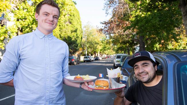 UberEats has changed the Melbourne dining scene. Picture: Mark Stewart