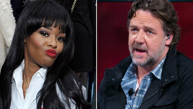 Azealia Banks is raising funds to sue Russell Crowe over a 2016 incident where he removed her from his hotel room after she made threats. Picture: Getty Images