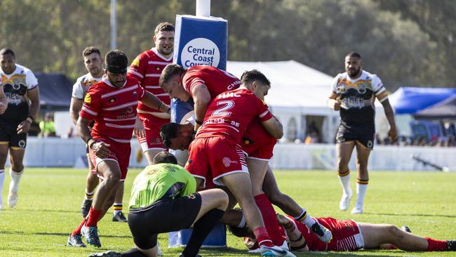 Men's Koori Knockout grand final, Walgett Aboriginal Connection vs Wiradjuri Aboriginal Rivers. Picture: Andrea Francolini