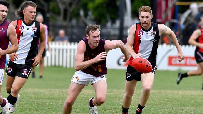 QAFL Morningside v Palm beach Currumbin Saturday April 9, 2022. Picture, John Gass