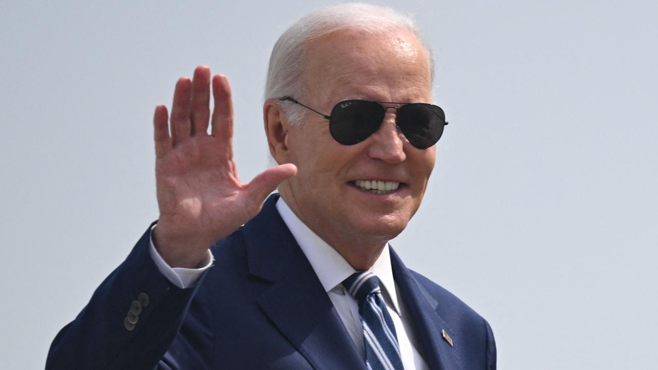 US President Joe Biden arrives to board Air Force One at Joint Base Andrews in Maryland on June 28, 2023. Picture: AFP.